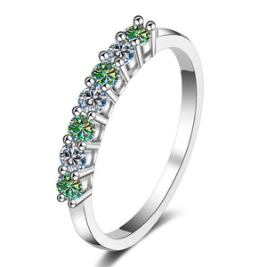 165【BETXEU】S925 7 PRINCESS ring band colorful 165【BETXEU】S925 7 PRINCESS ring band colorful