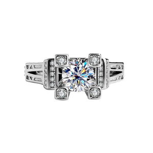 01【BETXEU 】2023 New moissanite One-carat Ring colorful stone Ring collection 01【BETXEU 】2023 New moissanite One-carat Ring colorful stone Ring collection