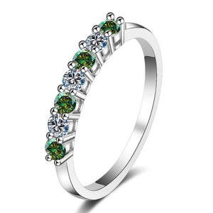 165【BETXEU】S925 7 PRINCESS ring band colorful 165【BETXEU】S925 7 PRINCESS ring band colorful