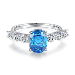101【BETXEU】3 carat S925 sterling silver ring for women 101【BETXEU】3 carat S925 sterling silver ring for women