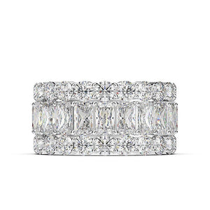 105【BETXEU】Dazzling Delight High Carbon Elegant Micro Inlay Women's Stacking Ring in S925 Silver 105【BETXEU】Dazzling Delight High Carbon Elegant Micro Inlay Women's Stacking Ring in S925 Silver