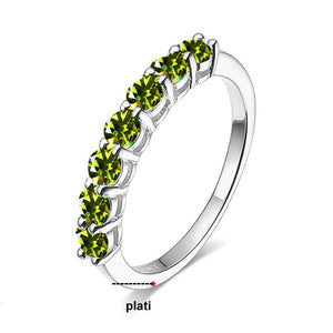 165【BETXEU】S925 7 PRINCESS ring band colorful 165【BETXEU】S925 7 PRINCESS ring band colorful