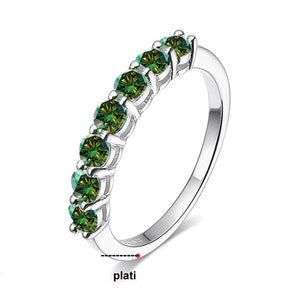 165【BETXEU】S925 7 PRINCESS ring band colorful 165【BETXEU】S925 7 PRINCESS ring band colorful