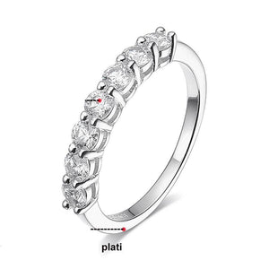 165【BETXEU】S925 7 PRINCESS ring band colorful 165【BETXEU】S925 7 PRINCESS ring band colorful