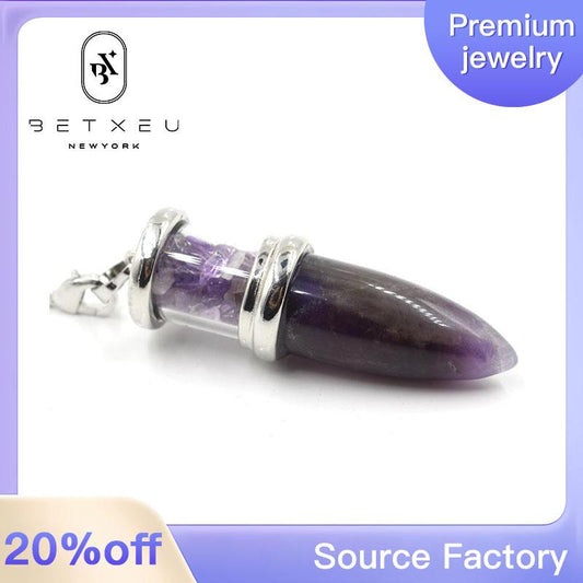 262 [BETXEU bullet wishing bottle pendant