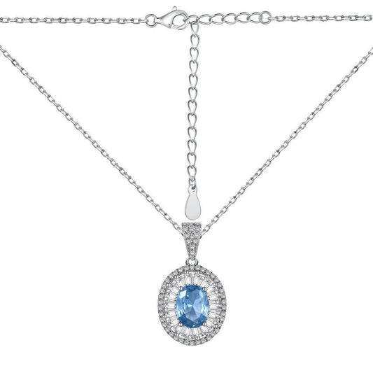 399 [BETXEU JEWELRY] Blue Sea Clarity S925 Set