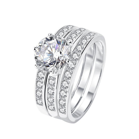 [BETXUE B45] Commitment Moissanite Ring