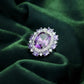 272【BETXEU】S925 natural amethyst ring