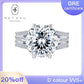 280 [BETXUE JEWELRY]  10 CT Sassy Lady S925 Moissanite Ring