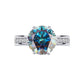 43 Grand Queen Moissanite Ring 3CT/5CT