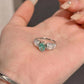 196 [BETXEU JEWELRY] Vintage Lake Water Green S925 Ring