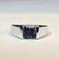 106【BETXEU】925 Men's Ring Moissanite 3 Carat Ring