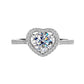 01【BETXEU 】2023 New moissanite One-carat Ring colorful stone Ring collection