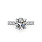 378  [BETXUE A09] Kiss to Seal S925 3CT MOISSANITE RING