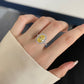 15 [BETXEU JEWELRY W] S925 High carbon Ring YELLOW collection Daily