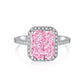 08 [BETXEU Pink Ring collection] S925 high carbon rings