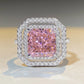 107【BETXEU】Secret Garden S925 Pink Ring high carbon