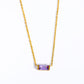 276 [BETXEU] Moon Stone 12 Birthstone Necklace