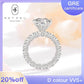 33 [BETXUE B42] Snow Queen II Moissanite Ring 4CT