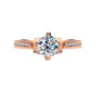 01【BETXEU 】2023 New moissanite One-carat Ring colorful stone Ring collection