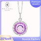 [BETXUE D21 ] Texture S925 Amethyst necklace