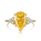 15 [BETXEU JEWELRY W] S925 High carbon Ring YELLOW collection Daily