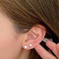 [BETXEU JEWELRY] 1-stone Moissanite Earring with Screw Back