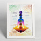 376 [BETXEU JEWELRY] Balancing chakras Crystal Photo Frame