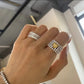 457【BETXEU】 Sunshine Heart s925 RING High carbon ring 2024 new arrival