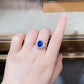 16 [BETXEU JEWELRY] H04 BLUE ICECUTTING S925 8A High carbon Ring collection