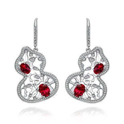 393 [BETXEU JEWELRY] Red Blossom Gourd Collection S925