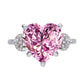 78【BETXEU】 Princess's dream pink heart ring S925 jewelry set