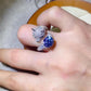 [BETXUE B37]  Little fox 2CT moissanite ring D color vvvs stone