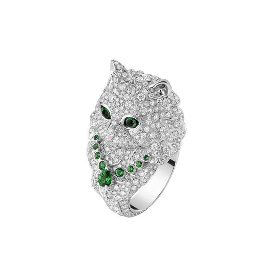 170 [BETXEU] S925 Persian cat ring