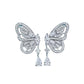 【BETXUE E13 】Sterling silver luxury butterfly earrings