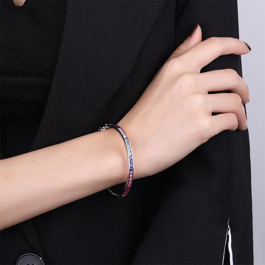 405 [BETXEU] Rainbow Flow S925 Bangle