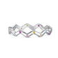 [BETXUE A01]  S925 Silver Ring Barbie Girl Rainbow Full Dopamine Ring