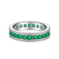 12 [BETXEU JEWELRY W] S925 High carbon Ring GREEN collection Daily