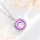 [BETXUE D21 ] Texture S925 Amethyst necklace