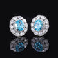 128【BETXEU】S925 earrings high carbon