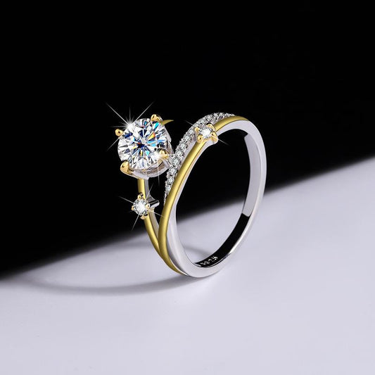 [BETXUE B13] Starlink Moissanite Ring