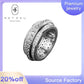 153【BETXEU】S925 ring band Elegant