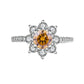 [BETXUE B27] Sunflower Moissanite Ring 1CT/2CT