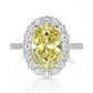 15 [BETXEU JEWELRY W] S925 High carbon Ring YELLOW collection Daily