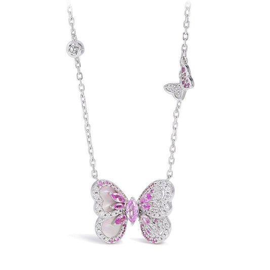 390  [BETXEU] Dreamy Dance Butterfly S925 necklace collection