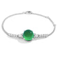 440 【BETXEU】Jade Harmony High-Grade Gemstone Sterling Silver Set