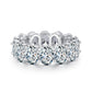 115【BETXEU】 S925 Stacking Ring with Zircon Stones