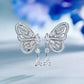 【BETXUE E13 】Sterling silver luxury butterfly earrings