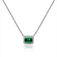 391  [BETXEU JEWELRY] Vivid Green S925 emerald jewelry set