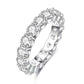 33 [BETXUE B42] Snow Queen II Moissanite Ring 4CT